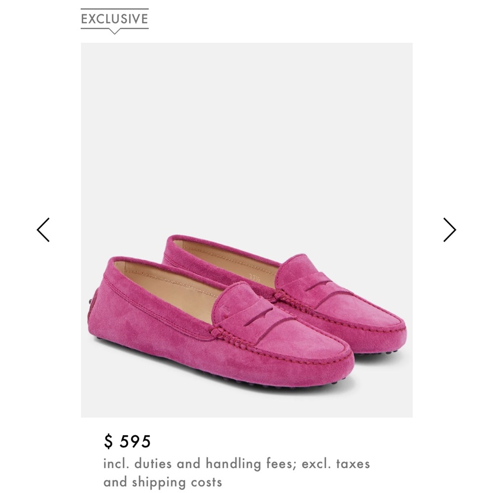TOD'S
Gommino suede loafers